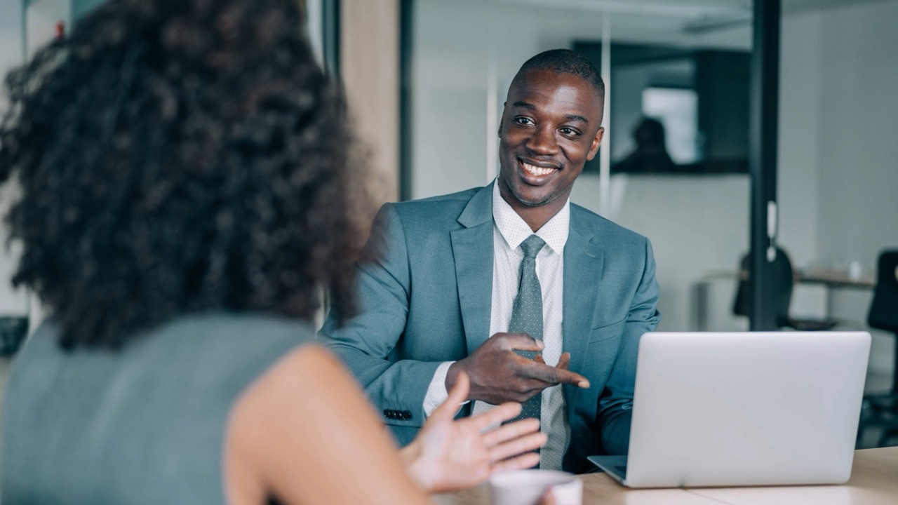 Sales leaders in a business meeting
