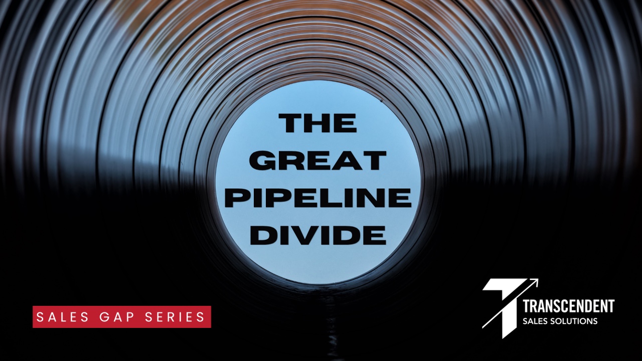 The Great Pipeline Divide, Sales Gap Series, Transcendent Sales Solutions